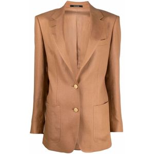 Tagliatore, Blazer Bruin, Dames, Maat:2XL