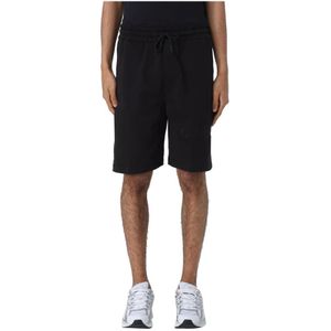 Calvin Klein, Korte broeken, Heren, Zwart, S, Zwarte Bermuda Shorts