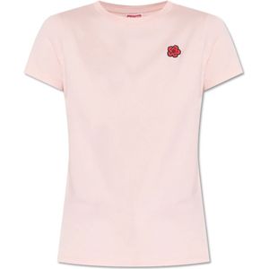 Kenzo, Tops, Dames, Roze, S, Katoen, Katoenen t-shirt