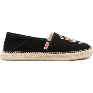 Kenzo, Espadrille Slip-On Schoenen Zwart, Heren, Maat:44 EU