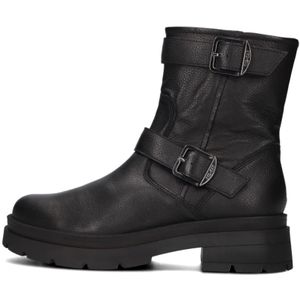 Red Rag, Schoenen, Dames, Zwart, 37 EU, Leer, Zwarte Leren Gesp Boots