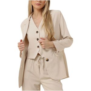 Ydence, Jassen, Dames, Beige, XL, Dames Blazers Blazer Elody