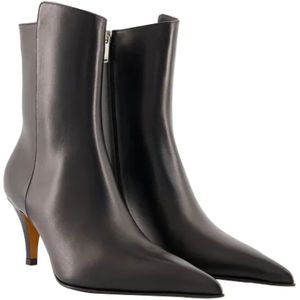 Alexander McQueen, Schoenen, Dames, Zwart, 37 EU, Leer, Leather boots