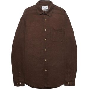 Portuguese Flannel, Shirts Bruin, Heren, Maat:L