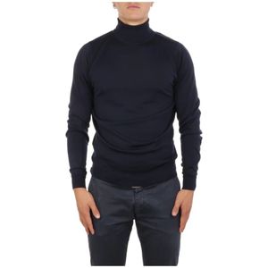 John Smedley, Truien, Heren, Blauw, XL, Coltrui