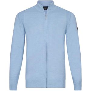 Cavallaro, Sweatshirts & Hoodies, Heren, Blauw, S, Lichtblauwe Palio Vest