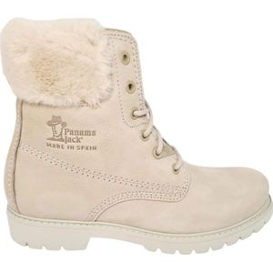 Panama Jack, Witte Casual Dameslaars Wit, Dames, Maat:39 EU