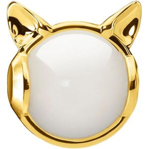 Thomas Sabo, Kattenoor Gouden Kraal Geel, Dames, Maat:ONE Size