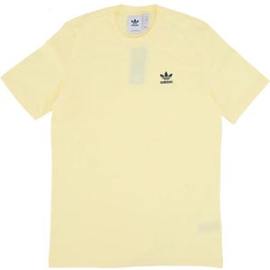 Adidas, Tops, Heren, Geel, XS, Katoen, Essentials Tee Almost Yellow