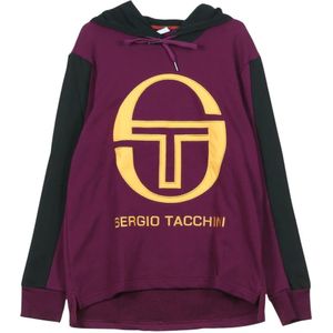 Sergio Tacchini, Sweatshirts & Hoodies, Heren, Paars, M, Paars/Zwart Heren Hoodie