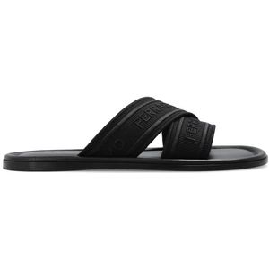 Salvatore Ferragamo, ‘Laurene’ slides Zwart, Dames, Maat:41 EU