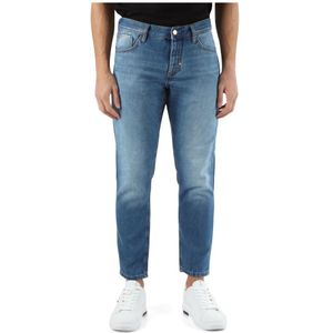 Antony Morato, Slim Enkel Lengte Jeans met 5 Zakken Blauw, Heren, Maat:W29