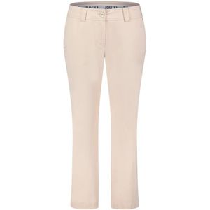 Betty & Co, Broeken, Dames, Beige, 2Xl, Stijlvolle Chino Broek met Zakken