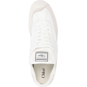 Chloé, Schoenen, Dames, Beige, 40 EU, Stijlvolle Sneakers voor Vrouwen