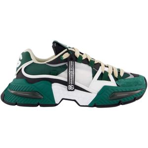 Dolce & Gabbana, Schoenen, Heren, Groen, 41 EU, Heren Air Master Sneaker Groen/Wit