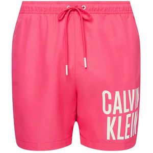 Calvin Klein, Badkleding, Heren, Roze, M, Roze zwembroek met trekkoord