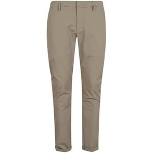 Dondup, Broeken, Heren, Beige, W38, Katoen, Slim-fit Broeken