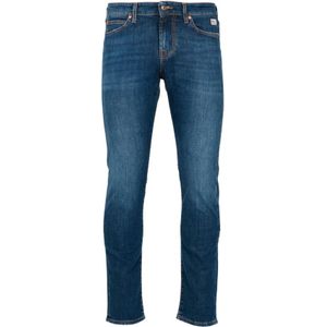 Roy Roger's, Jeans, Heren, Blauw, W32, Denim, Slim-fit Jeans