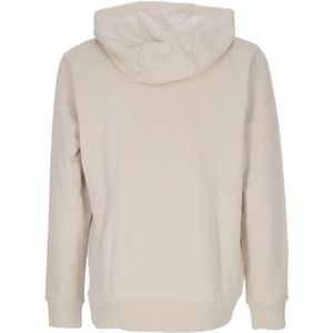 Nike, Sweatshirts & Hoodies, Heren, Beige, L, Katoen, Club Hoodie Pullover Sweatshirt met lange mouwen