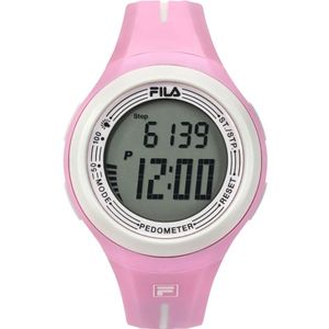 Fila, Accessoires, Dames, Veelkleurig, ONE Size, Digitale Activiteitstracker Horloge Roze Grijs
