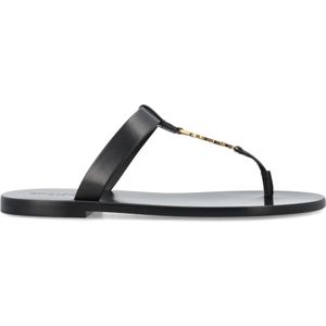 Saint Laurent, Schoenen, Heren, Zwart, 40 EU, Flip Flops