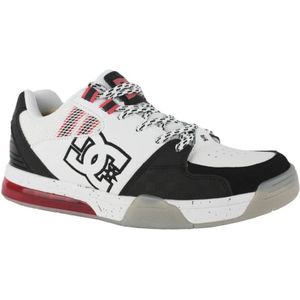 DC Shoes, Schoenen, Heren, Veelkleurig, 42 EU, Leer, Premium Leren Sneakers met Geborduurd Logo