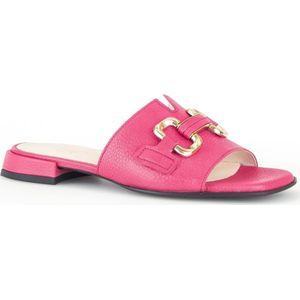 Gabor, Schoenen, Dames, Roze, 37 EU, Leer, Roze Casual Open Slippers Vrouwen