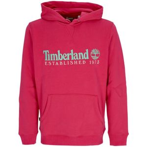 Timberland, Sweatshirts & Hoodies, Dames, Roze, S, 50ste Verjaardag Levendige Hoodie