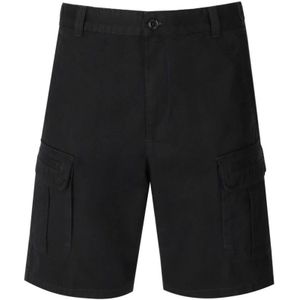Diesel, Zwarte Cargo Bermuda Shorts Zwart, Heren, Maat:L