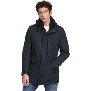Gimo's, Mantels, Heren, Blauw, M, Polyester, Parka`s