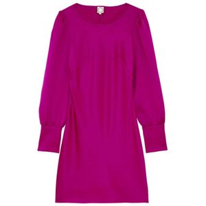 Ines De La Fressange Paris, Kleedjes, Dames, Roze, S, Satijn, Amael roze jurk