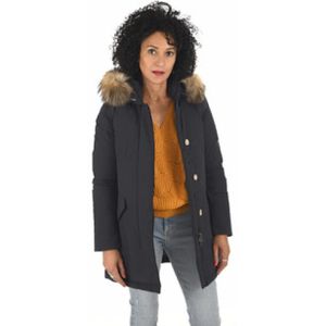 Woolrich, Mantels, Dames, Blauw, S, Leer, Luxe Artic Marine Parka