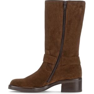 Gabor, Schoenen, Dames, Bruin, 38 1/2 EU, Cognac Suede Mid Boots