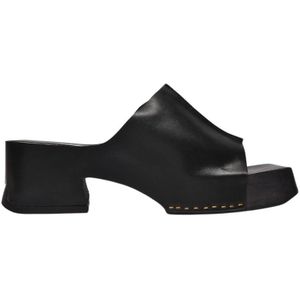 Miista, Heeled Mules Zwart, Dames, Maat:36 EU