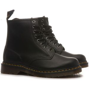 Dr. Martens, Schoenen, Dames, Zwart, 44 EU, Zwarte Amphibian 1460 Laarzen