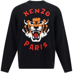 Kenzo, Sweatshirts Zwart, Heren, Maat:M