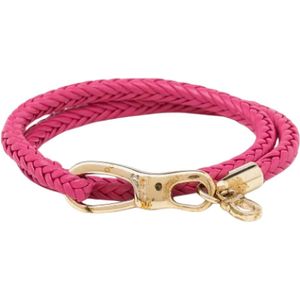 Salvatore Ferragamo Pre-owned, Pre-owned Leather bracelets Roze, Dames, Maat:ONE Size