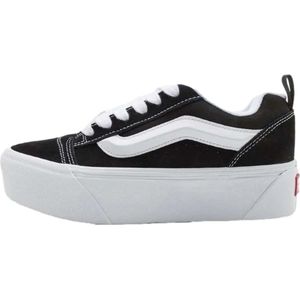 Vans, Schoenen, Dames, Zwart, 34 1/2 EU, Knu Stack Sneakers