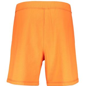 Dsquared2, Korte broeken, Heren, Oranje, XL, Katoen, Geëmbosseerde Logo Print Sweatshorts