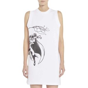 Lanvin, Catwoman T-Shirt Stijl Jurk Wit, Dames, Maat:M