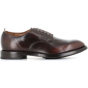 Officine Creative, Schoenen, Heren, Bruin, 40 EU, Bruine Leren Derby Schoenen