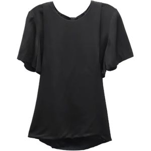 Alexander Wang Pre-owned, Pre-owned, Dames, Zwart, M, Pre-owned Fabric tops