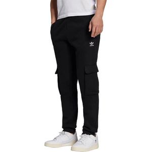 Adidas, Broeken, Heren, Zwart, M, Katoen, Essentials Trefoil Cargo Broek