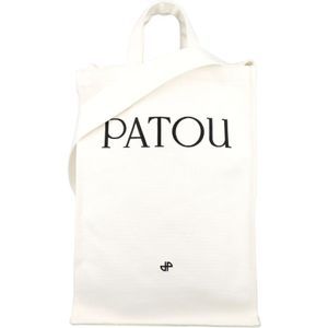 Patou, Tassen, Dames, Wit, ONE Size, Katoen, Handbags