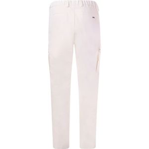 Herno, Broeken, Heren, Wit, S, Polyester, Cargo Stijl Witte Broek