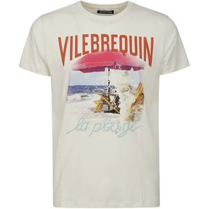 Vilebrequin, Tops, Heren, Beige, M, Katoen, T-Shirts