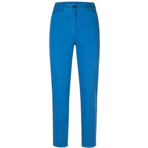 Riani, Casual Fit Patroon Broek Blauw, Dames, Maat:L