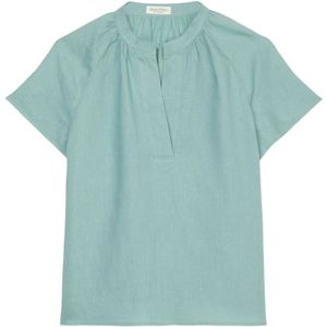 Marc O'Polo, Blouses & Shirts, Dames, Groen, XS, Linnen, Linnen blouse normaal