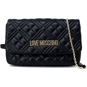 Love Moschino, Tassen, Dames, Zwart, ONE Size, Herfst/Winter Dames Tas