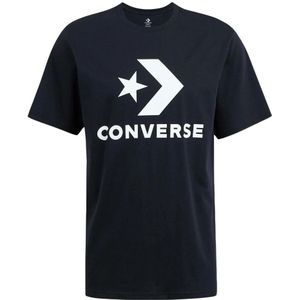 Converse, Tops, Heren, Zwart, XL, Center Front Large Logo Star Chev T-shirt